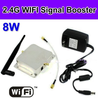 (B009)8Watt 2.4 GHz WLAN WIFI Signal Booster,increase the coverage and bridge the distance