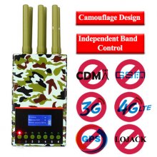 121J-6 Handheld Type Military Camouflage Jammers All Mobile Phone LOJACK