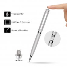 M90 Digital Voice Recorder Pen 192Kbps One-button Audio Recorder Noise Reduction Buid in 32GB/64GB