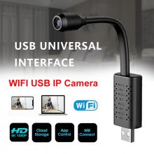 U21 Smart Mini Wifi USB Camera Real-time Surveillance IP Camera AI Human Detection Loop Recording Mini camera Support 128G