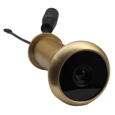 TE50 5.8G Wireless Door Peephole Camera Lens Pure Brass Material Door Camera 13.8mm Diameter 90 Degree VOA And 0.008lux 720X480pi