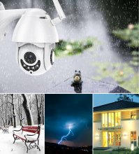 Q900 WIFI Camera Outdoor PTZ IP Camera H.265X 1080p Speed Dome CCTV Security Cameras IP Camera WIFI Exterior 2MP IR Home Surveilance