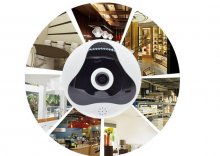 EC14 3D WIFI 360 Degree Two way audio Panoramic VR 1.3MP FIsheye Wireless Smart IP Camera support 128g Home Security