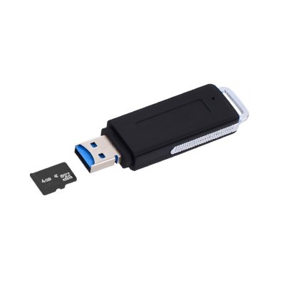 EV01 2in1 USB Flash Drive Digital Laptop for Voice Disk Usb Flash PC Recorder