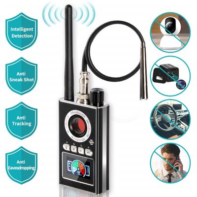 K88 1MHz-8000MHz K88 AI Anti-spy Detector Hidden Camera GSM Audio Bug Finder LCD GPS Signal lens RF Tracker Detect Wireless Products