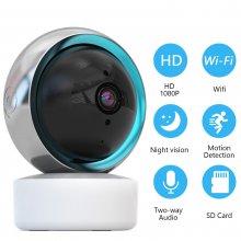 Z01 360° Panoramic HD 1080P HD WIFI IP Camera with PIR Motion Detection Two-way Audio Baby Monitor Smart Home Camera