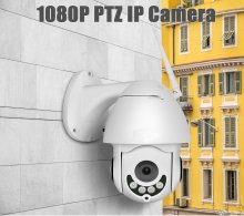IP005XP 1080P Wireless PTZ Speed Dome IP Camera WiFi Outdoor Two Way Audio CCTV Security Video Network Surveillance Camera P2P