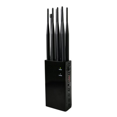 121A-8A 8 Antennas Handheld Cell Phone Jammer, Blcok 2g/3G/4G and GPS WIFI Signals