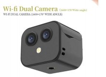 DU3 4K HD Dual Lens Wifi Camera 170° Wide Angle Outdoors Sports Micro Camcorder Night Vision Home Surveillance Car Driving Recorders