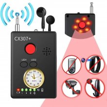 CX307+ Full Range Anti - Spy Bug Detector RF Mini Wireless Camera Hidden Signal GSM Device Finder Privacy Protect Security