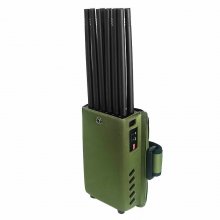 N12B 12 Antennas Portable Signal Jammer,Total 7Watt, Distance Up to 10m, Battery Time 2hours