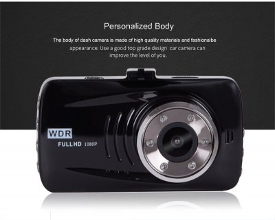 H802B 3" Car DVR Dash Camera Full HD 1080P Dash Cam Night Vision With 6 IR Light Auto Driving Loop Video Recorder Dashcam