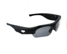 MV400B HD Camera Smart Glasses Black/Orange Polarized Lens Sunglasses Camera Action Sport Video Camera Glasses