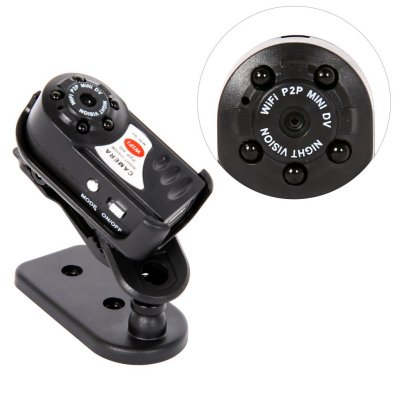 DQ7 Mini Camera 480P Wifi Infrared Night Vision With Six Lights 300,000 (dpi) Mini Camcorders Kits For Home Car Security CCTV