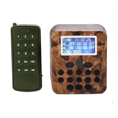 CY798 Long Range MP3 Player Camouflage Color for Outdoor 300-500m CY798 Remote Control & 50W Speaker Reach 2km & 210 Bird Songs Included