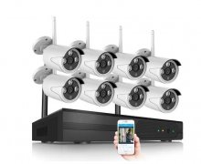 AST112 8CH CCTV Camera System 3MP WiFi Nvr Kit Camera Wireless WiFi Ip Camera Nvr Kit