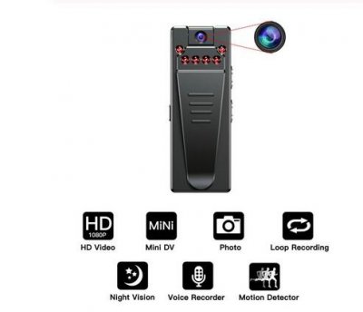 A70 Micro Video Camera Voice Recorders Network Cam Infrared Night Vision Recording Dictaphone Clip DV Camcorder