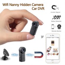 D3 Bodywear portable Wifi hidden camera IR Night Vision with 3M Magnet Sheet and Rotatable bracket for Nanny Camera