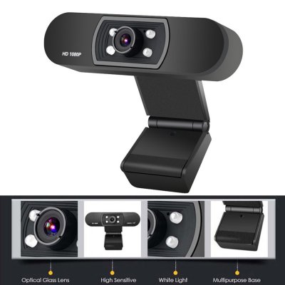 H800 Web Camera 1080P USB 2.0 HD Camera Webcam Clip Web Cam With Microphone For PC Laptop Web Camera