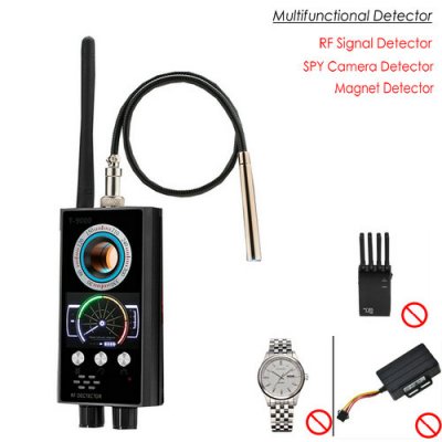 T9000, Multifunctional Detector, Wireless Signal&Camera Lens& Magnet Detector, Battery Work 8hours