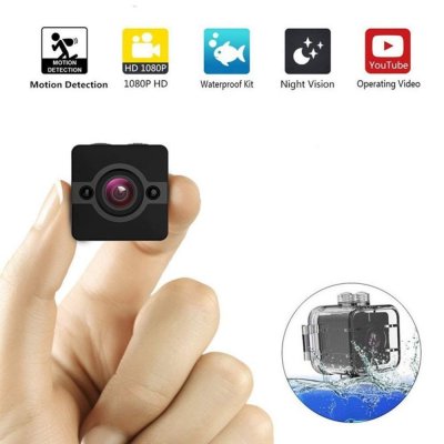 SQ12 HD Waterproof Mini Camera 1080P Infrared Night Video Recorder Sport Digital Camera Support TF Card