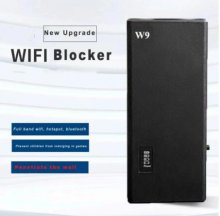 W9 Portable Handheld Wireless Full Frequency Mobile phone hotspot Blue tooth WIFI Singal 2.4G+5.2G+5.8G Signal Jammer