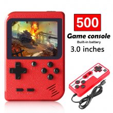 FC280 400 in 1 Handheld Games Console 8 Bit Retro Video Game Player 3.0 Inch Mini Pocket Gamepad Support Two Players for Kids Gift