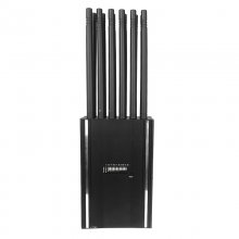 N12C 12 Antennas Portable Signal Jammer,Total 7Watt, Distance Up to 10m, Battery Time 2hours