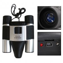 DT08 1.3MP CMOS Sensor 10X25 Binoculars Digital Camera 101m/1000m USB Telescope for Tourism Hunting Photo DVR Video Recording TF