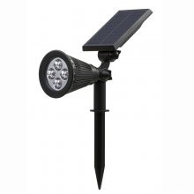 XY-120 Solar Powered 4/7 LED Lamp Adjustable Solar Spotlight In-Ground IP65 Waterproof Landscape Wall Light Outdoor Lighting