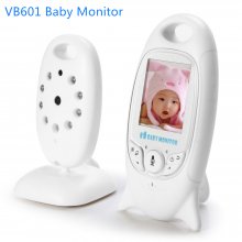 VB601 Wireless Baby Monitor Infant 2.4GHz Video Baby Monitor 2 Way Talk Temperature Display Night Vision Music Nanny Monitor