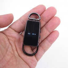 S32 Keychain clock Mini hidden Voice Recorder With 8GB Memory