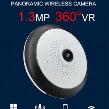 EC7 Full view WIFI 360 Degree Two way audio Panoramic 1.3MP Fisheye Wireless Smart IP Camera support 64g