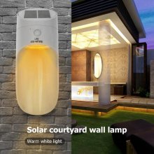 HL09 High Quality Solar LED Wall Light Waterproof IP65 Porch Street Light Motion Sensor Outdoor Yard Corridor Garden Wall Lamp