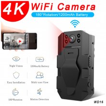 WD16 HD Camera Hanging Back Clip 180 Degrees Portable Video Recorder Night View Surveillance Security Recording Supply
