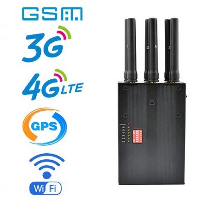J54 6 Bands Handheld Cell Phone Signal Jammers 2G 3G 4G