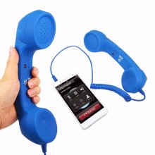MT105 Mobile Phone Telephone Receivers Handset Earphone Retro Telephones Receiver For 3.5mm Interface Cellphone For iPhone 4 4s 5 6 6s