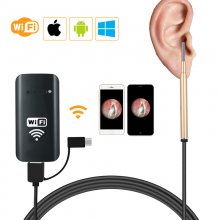 SN08 WiFi Ear Endoscope 3.9MM Wireless Digital Ear Otoscope Inspection Camera With 6 LED Borescope for iPhone, Android, IPad ,PC
