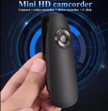 IDV007 Mini Hidden Spy Camera, Small Security Camera,Voice Recorder, Portable Clip Camera with Full HD 1080P for Home and Office, Motion Detection