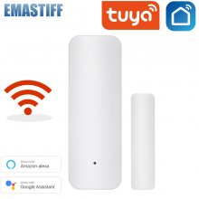 YJD-5565 Tuya Smart WiFi Door Sensor Door Open / Closed Detectors WiFi App Notification Alert security alarm support Alexa Google Home