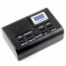 VR268 High Quality Telephone Telephone Logger/Telephone Voice Monitor Blue LCD display With Clock function Digital Voice Recorder