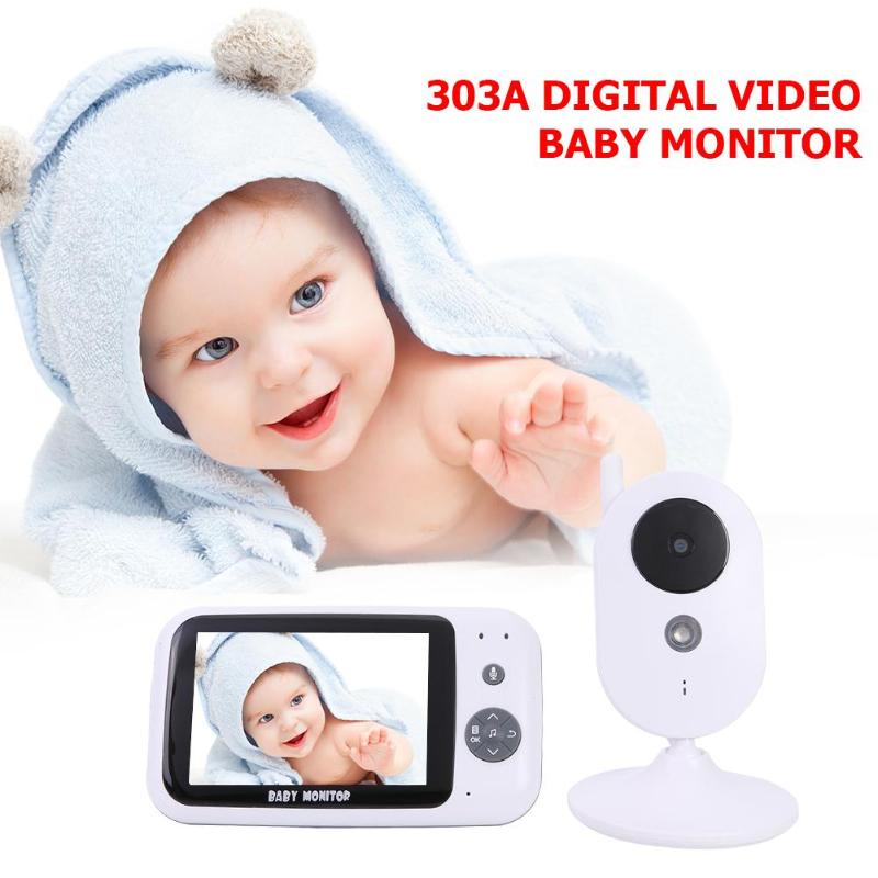 303A baby monitor Wireless Video Baby Monitor 3.5 inch Color Security Camera 2Way Talk NightVision baby room safe Monitoring