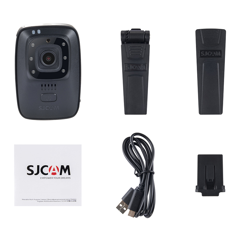 A10 2019 New SJCAM Portable Mini Camera IR-Cut Night Vision Laser Positioning Action Camera Wearable Infrared Security Camera