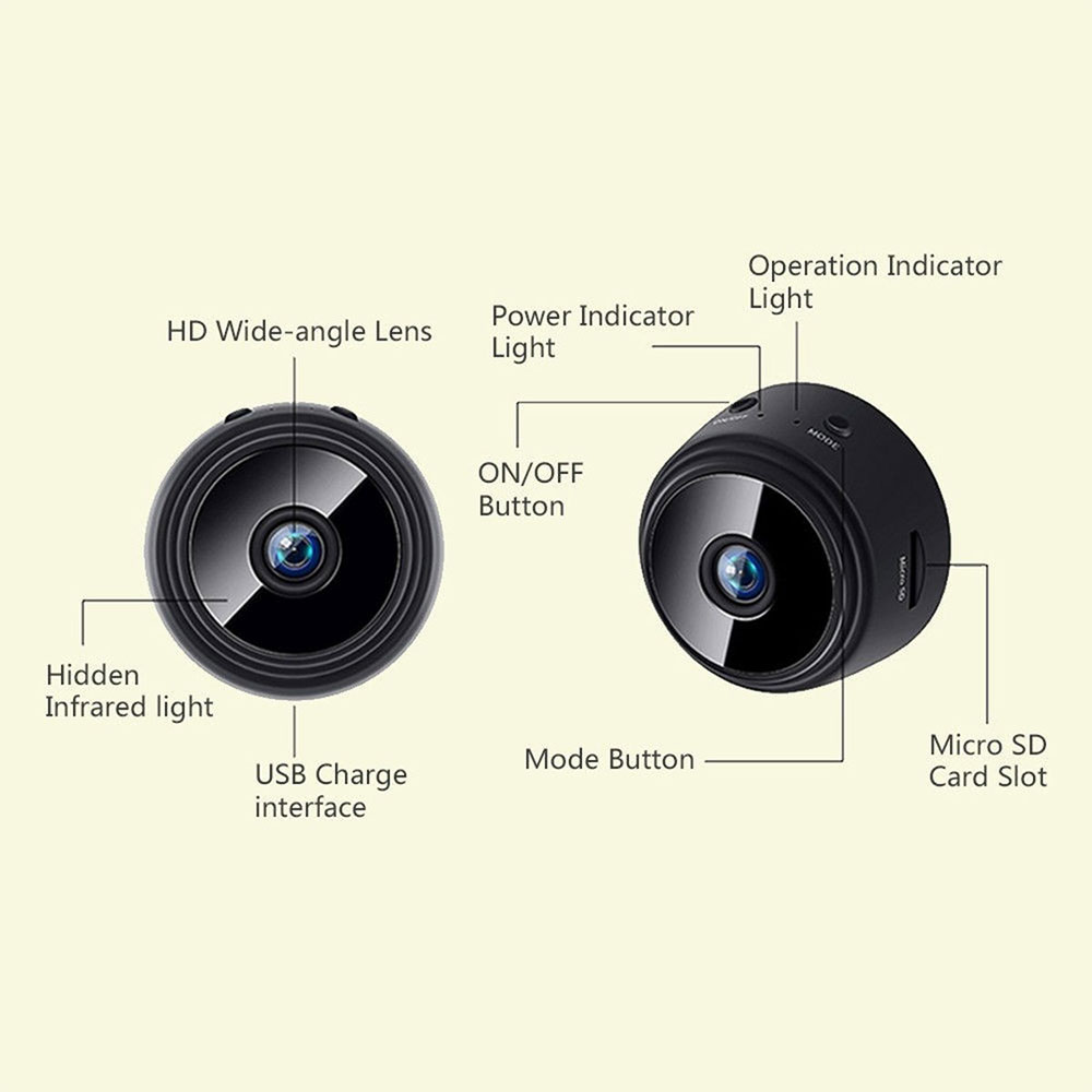 BA9 HD 1080p wifi Ip mini camera small wireless home baby night vision security micro Motion Detection Hisilicon Hi3518EV200 cam