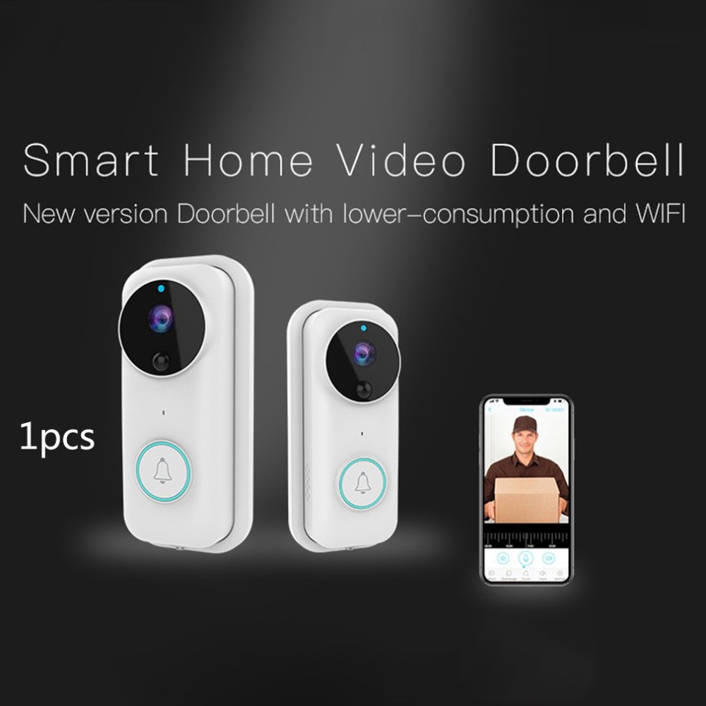 B70 Doorbell Intelligent Video Doorbell Wifi Remote Video Surveillance Two-Way Intercom Night Vision Long Standby Wifi1080P