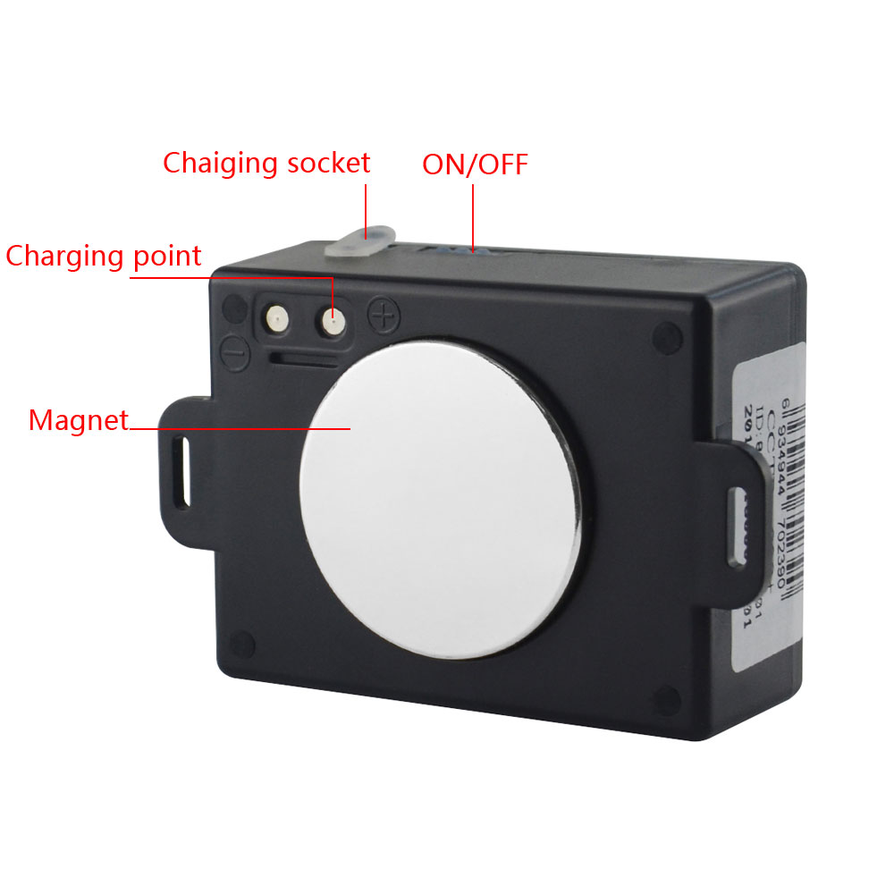CCTR-800+ Car GPS Tracker Locator with Super Magnet Big 6000mAh Battery Waterproof Vehicle Tracker Realtime Track Free Web