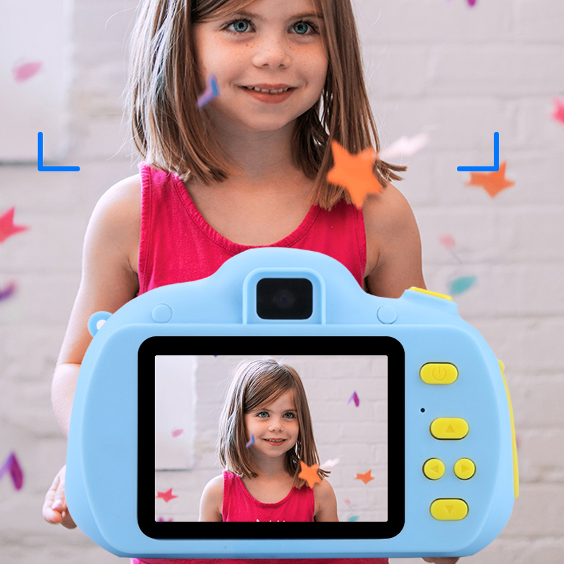 ET008 Children Mini Kids Camera Educational Toys for Children Baby Gifts Digital Camera 1080P HD Selfie Video Camera