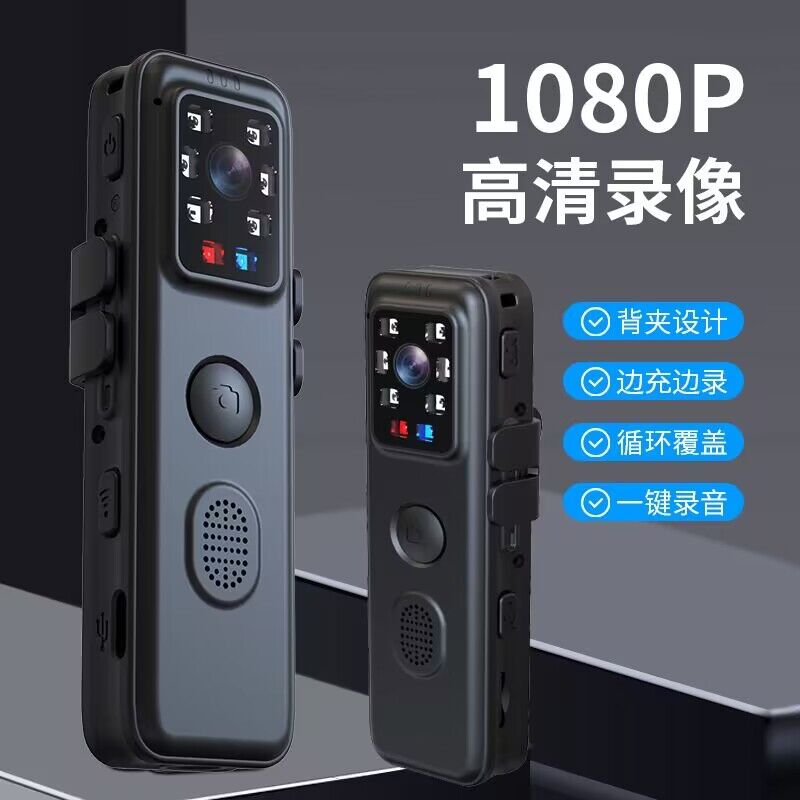F81 WiFi Body Small Digtal Camera 0-128GB Motorcycle Bicycle Sports Mini Camcorder,Noise Reduce Law Enforcement Audio Voice Recorder
