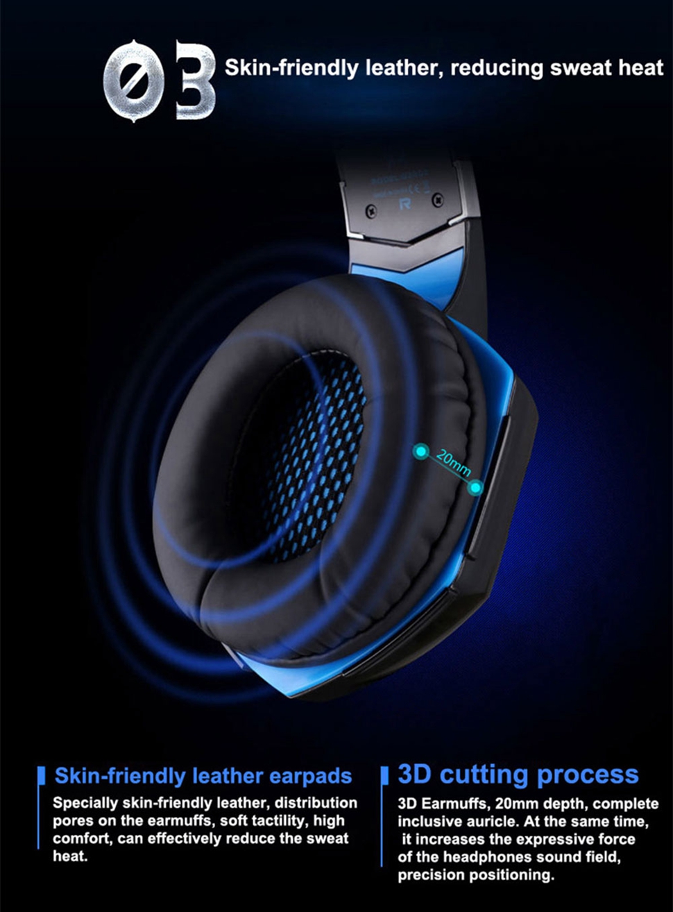 G9000 Gamer Gaming Best Deep Bass Headphones Stereo Headset PC For Computer Game Earphone With Mic LED Lights