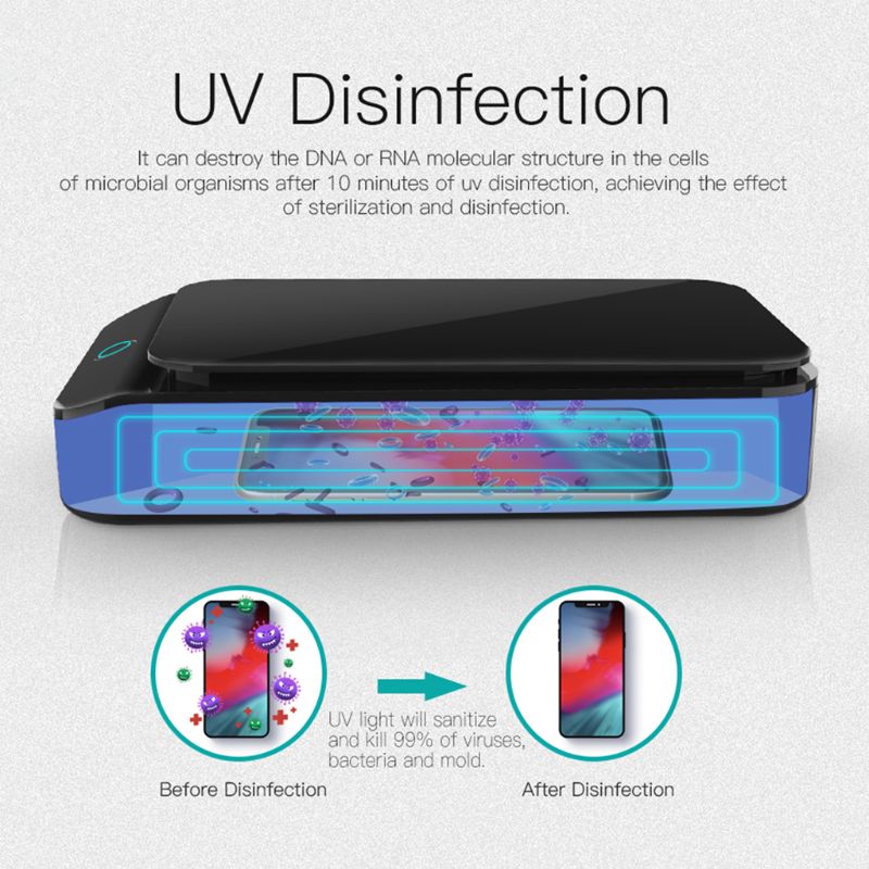 UB99 Multifunctional usb UV fast Sterilize Antivirus Disinfection box for mask phone